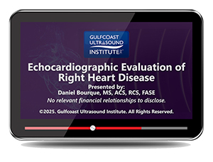 Echocardiographic Evaluation of Right Heart Disease - Online Video